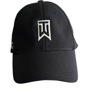 Tiger Woods Collection Hat Adult L / X Black Vr 20XI Flexfit Nike Golf Tee Club